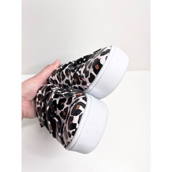 GOATS‎ Sneakers Womens Size 6.5 Cheetah Print Pink Black Platform Shoes - Picture 10 of 12